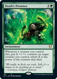 Death's Presence (137) [Commander: Innistrad: Midnight Hunt]