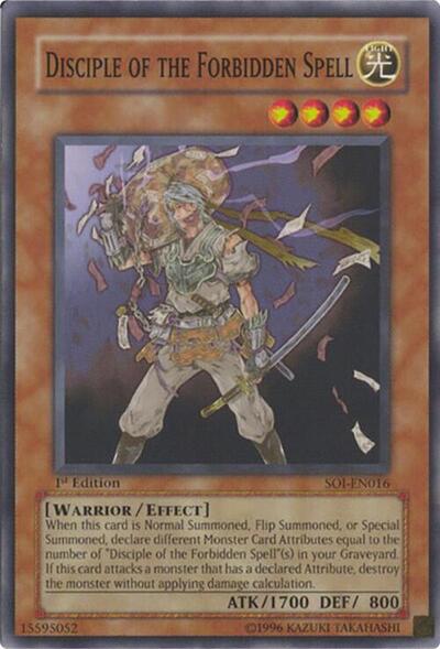 Disciple of the Forbidden Spell (SOI-EN016) [Shadow of Infinity]