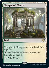 Temple of Plenty (185) [Commander: Innistrad: Midnight Hunt]