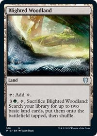 Blighted Woodland (166) [Commander: Innistrad: Midnight Hunt]