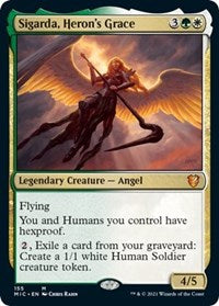 Sigarda, Heron's Grace (155) [Commander: Innistrad: Midnight Hunt]