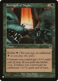Strength of Night (86/143) [The List Reprints]