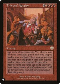 Thieves' Auction (218/350) [The List Reprints]