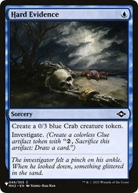Hard Evidence (046/303) [The List Reprints]