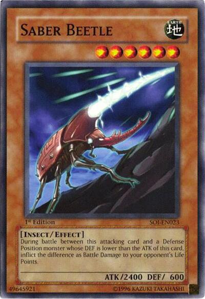 Saber Beetle (SOI-EN023) [Shadow of Infinity]