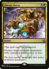 Abrupt Decay (057/127) [The List Reprints]