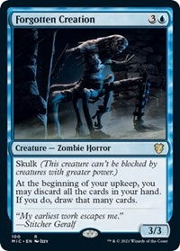 Forgotten Creation (100) [Commander: Innistrad: Midnight Hunt]
