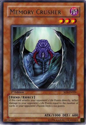 Memory Crusher (SOI-EN029) - Shadow of Infinity Unlimited