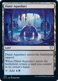 Dimir Aqueduct (172) [Commander: Innistrad: Midnight Hunt]