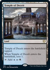 Temple of Deceit (184) [Commander: Innistrad: Midnight Hunt]