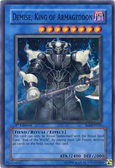 Demise, King of Armageddon (SOI-EN035) [Shadow of Infinity]