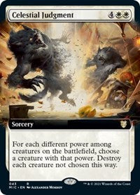 Celestial Judgment (Extended Art) (43) [Commander: Innistrad: Midnight Hunt]
