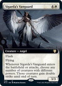 Sigarda's Vanguard (Extended Art) (46) [Commander: Innistrad: Midnight Hunt]