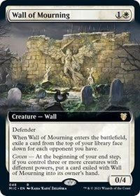Wall of Mourning (Extended Art) (48) [Commander: Innistrad: Midnight Hunt]