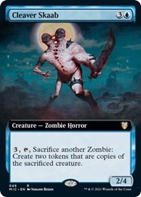 Cleaver Skaab (Extended Art) (49) [Commander: Innistrad: Midnight Hunt]