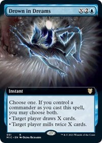 Drown in Dreams (Extended Art) (51) [Commander: Innistrad: Midnight Hunt]