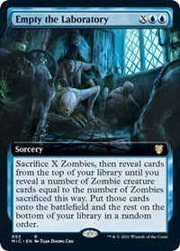 Empty the Laboratory (Extended Art) (52) [Commander: Innistrad: Midnight Hunt]