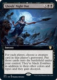 Ghouls' Night Out (Extended Art) (57) [Commander: Innistrad: Midnight Hunt]