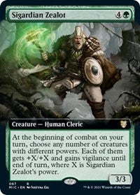 Sigardian Zealot (Extended Art) (67) [Commander: Innistrad: Midnight Hunt]