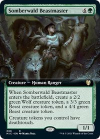 Somberwald Beastmaster (Extended Art) (68) [Commander: Innistrad: Midnight Hunt]