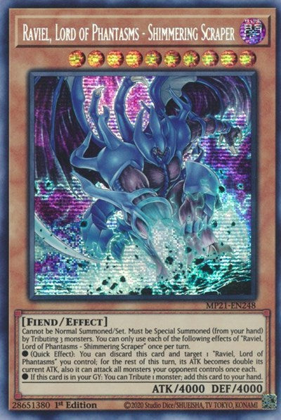 Raviel, Lord of Phantasms - Shimmering Scraper (MP21-EN248) [2021 Tin of Ancient Battles]