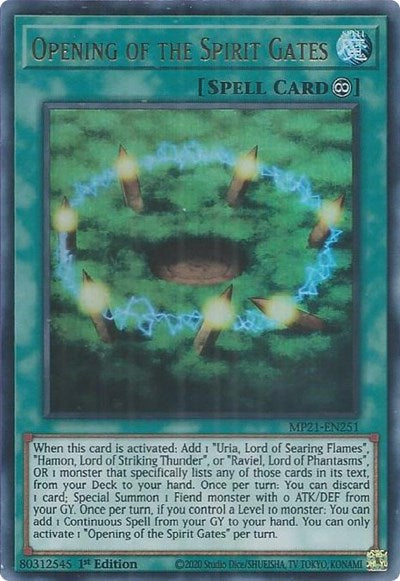 Opening of the Spirit Gates (MP21-EN251) [2021 Tin of Ancient Battles]