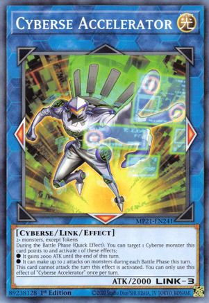 Cyberse Accelerator (MP21-EN241) - 2021 Tin of Ancient Battles 1st Edition