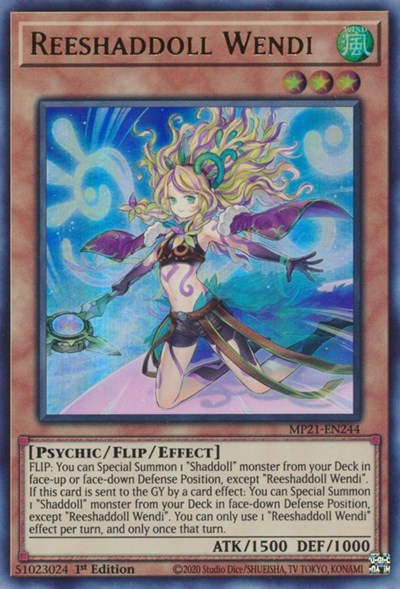 Reeshaddoll Wendi (MP21-EN244) [2021 Tin of Ancient Battles]