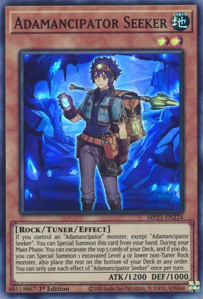 Adamancipator Seeker (MP21-EN224) [2021 Tin of Ancient Battles]