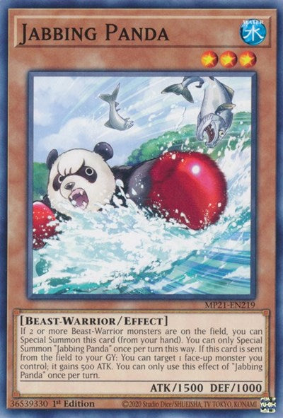 Jabbing Panda (MP21-EN219) [2021 Tin of Ancient Battles]