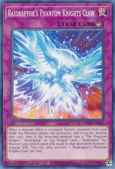 Raidraptor's Phantom Knights Claw (MP21-EN211) [2021 Tin of Ancient Battles]