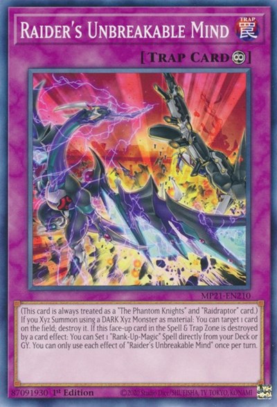 Raider's Unbreakable Mind (MP21-EN210) [2021 Tin of Ancient Battles]