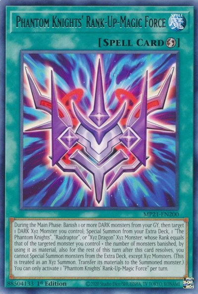 Phantom Knights' Rank-Up-Magic Force (MP21-EN200) [2021 Tin of Ancient Battles]