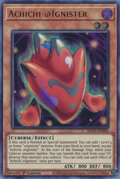 Achichi @Ignister (MP21-EN003) [2021 Tin of Ancient Battles]