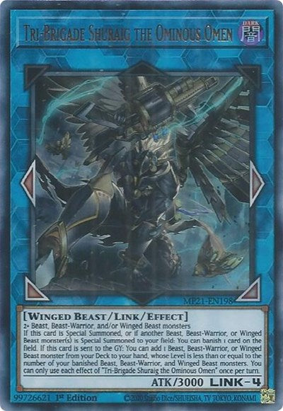 Tri-Brigade Shuraig the Ominous Omen (MP21-EN198) [2021 Tin of Ancient Battles]