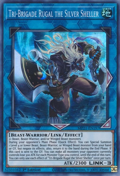 Tri-Brigade Rugal the Silver Sheller (MP21-EN197) [2021 Tin of Ancient Battles]