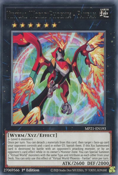 Virtual World Phoenix - Fanfan (MP21-EN193) [2021 Tin of Ancient Battles]