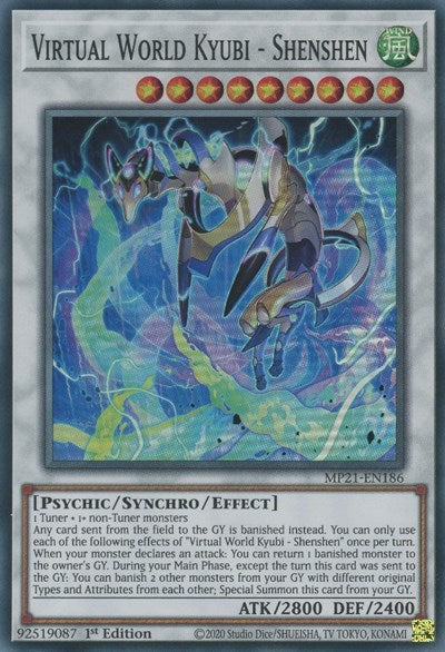 Virtual World Kyubi - Shenshen (MP21-EN186) [2021 Tin of Ancient Battles]