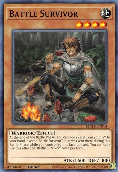 Battle Survivor (MP21-EN014) [2021 Tin of Ancient Battles]
