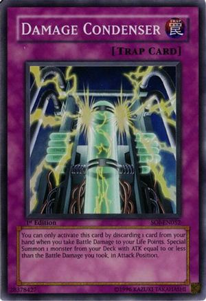 Damage Condenser (SOI-EN052) - Shadow of Infinity 1st Edition