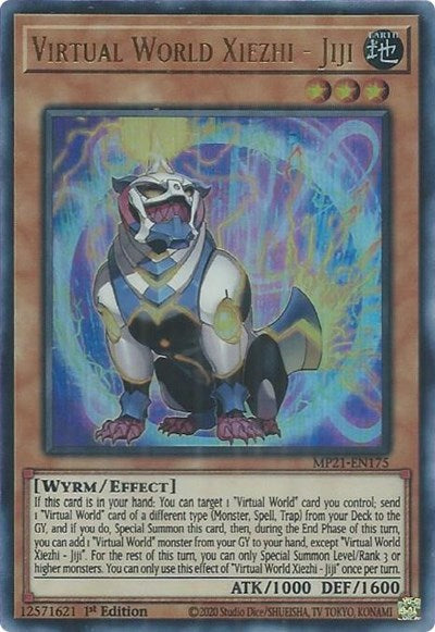 Virtual World Xiezhi - Jiji (MP21-EN175) [2021 Tin of Ancient Battles]