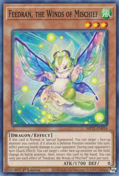 Feedran, the Winds of Mischief (MP21-EN034) [2021 Tin of Ancient Battles]