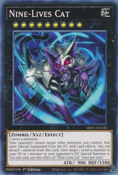 Nine-Lives Cat (MP21-EN035) [2021 Tin of Ancient Battles]