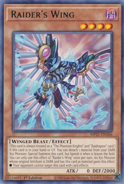 Raider's Wing (MP21-EN166) [2021 Tin of Ancient Battles]