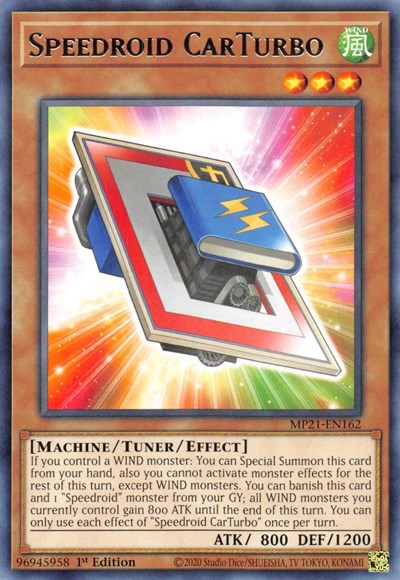 Speedroid CarTurbo (MP21-EN162) [2021 Tin of Ancient Battles]