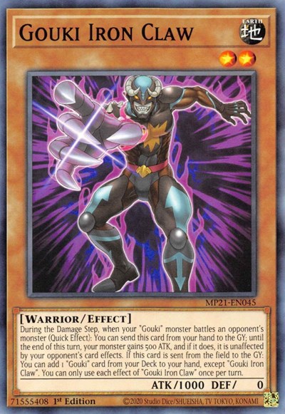 Gouki Iron Claw (MP21-EN045) [2021 Tin of Ancient Battles]