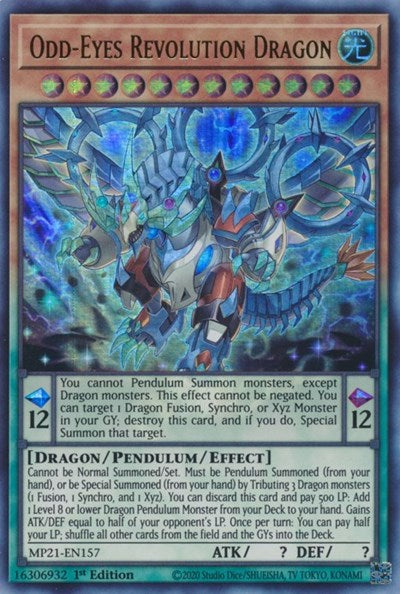 Odd-Eyes Revolution Dragon (MP21-EN157) [2021 Tin of Ancient Battles]