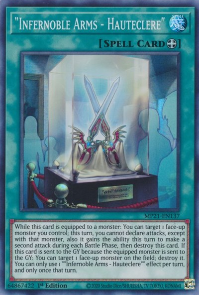 "Infernoble Arms - Hauteclere" (MP21-EN137) [2021 Tin of Ancient Battles]