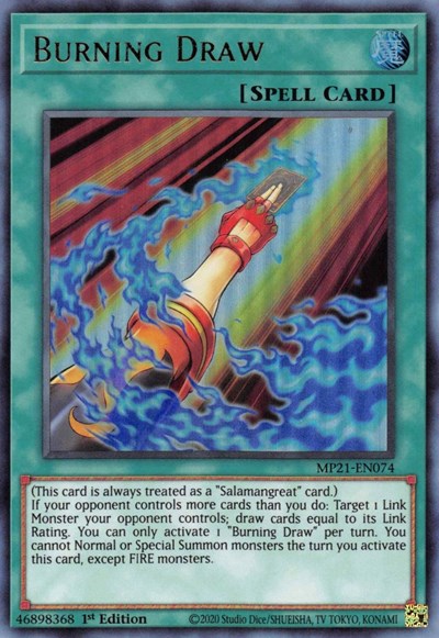 Burning Draw (MP21-EN074) [2021 Tin of Ancient Battles]