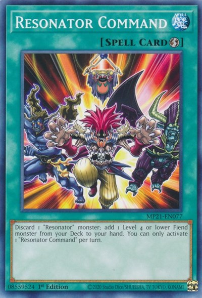 Resonator Command (MP21-EN077) [2021 Tin of Ancient Battles]